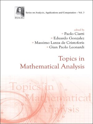 cover image of Topics In Mathematical Analysis